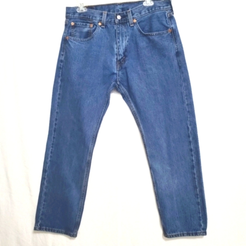 Levi's 505 Classic Fit Straight Leg Jeans 32 Waist